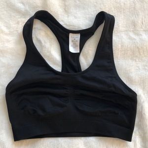 Black Sports Bra Size Medium